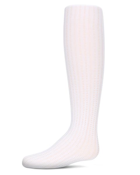 Railroad Flip Stitch Semi Opaque Nylon Tights (Toddler, Little Kid & Big Kid)