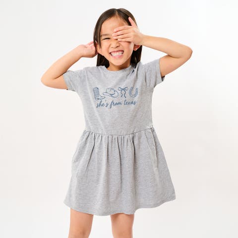 She's From Texas Icons Dress (Toddler)