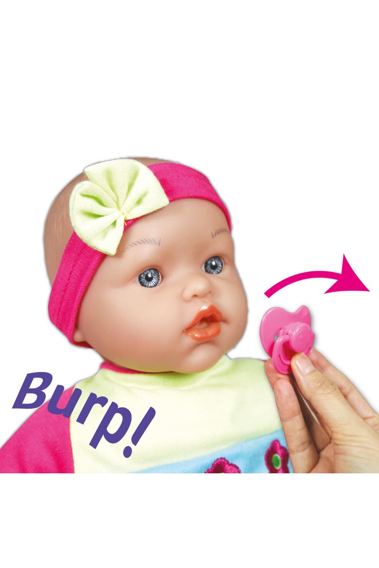 15 Inch Moving Face Baby Interactive Doll, Alternate, color, Multicolored