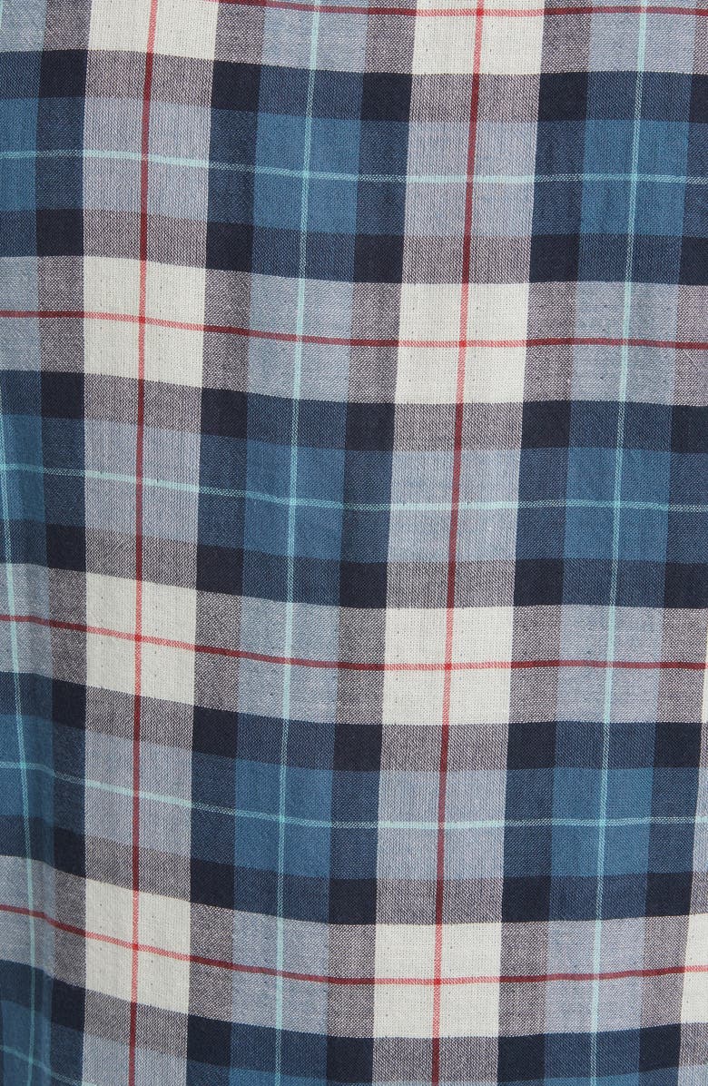1901 Duofold Slim Fit Plaid Button-Down Shirt, Alternate, color, Blue - Ivory Sean Plaid
