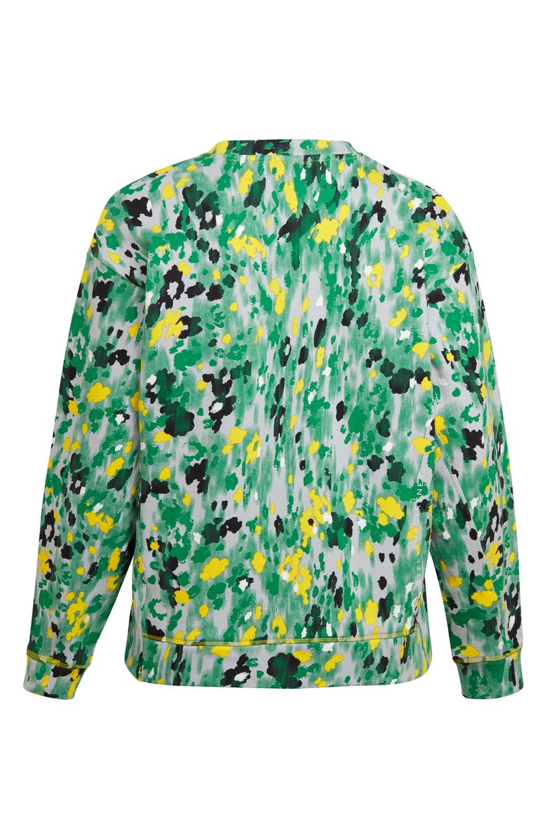 adidas by Stella McCartney Floral Sweatshirt, Alternate, color, 