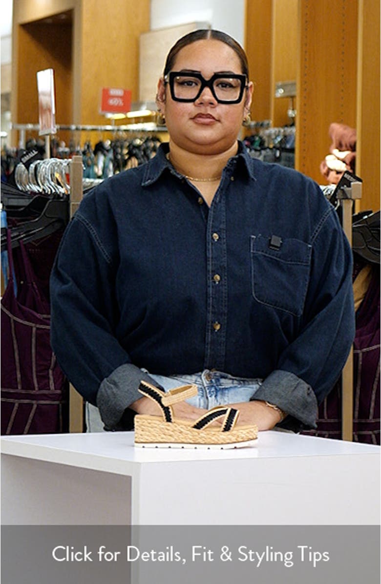 Ventura Platform Espadrille Sandal, sales video thumbnail