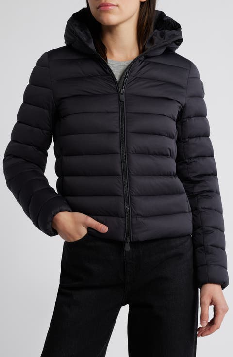 Sweet Quilted Hooded Puffer Jacket