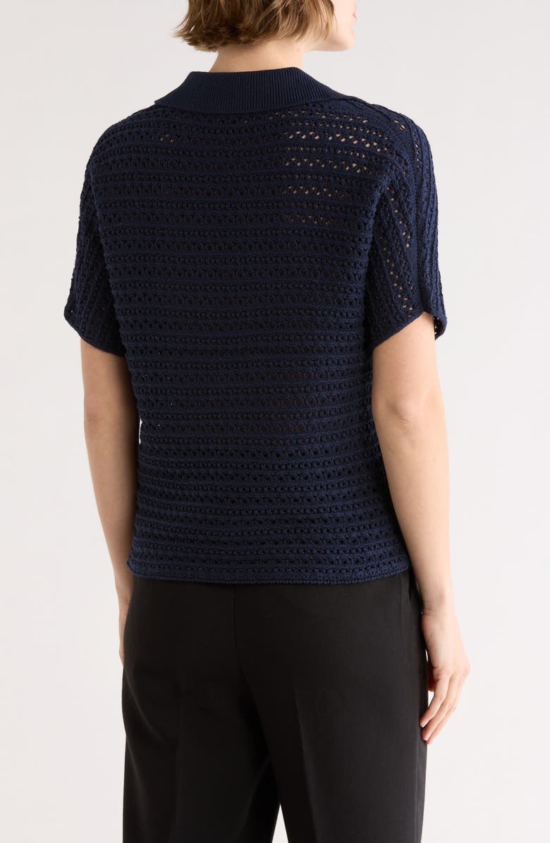 ELIE ELIE TAHARI Knit Dolman Sleeve Sweater, Alternate, color, Navy