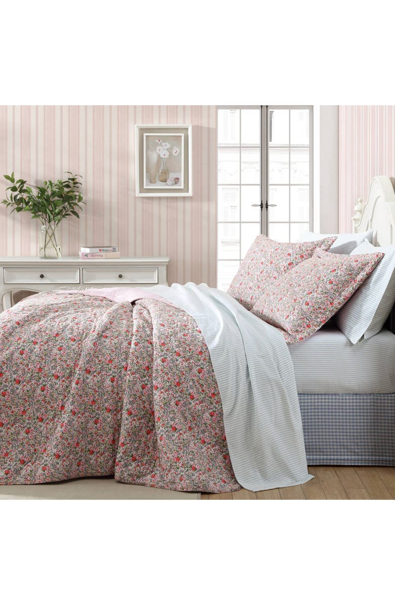 Laura Ashley Rowena Quilt Set, Alternate, color,