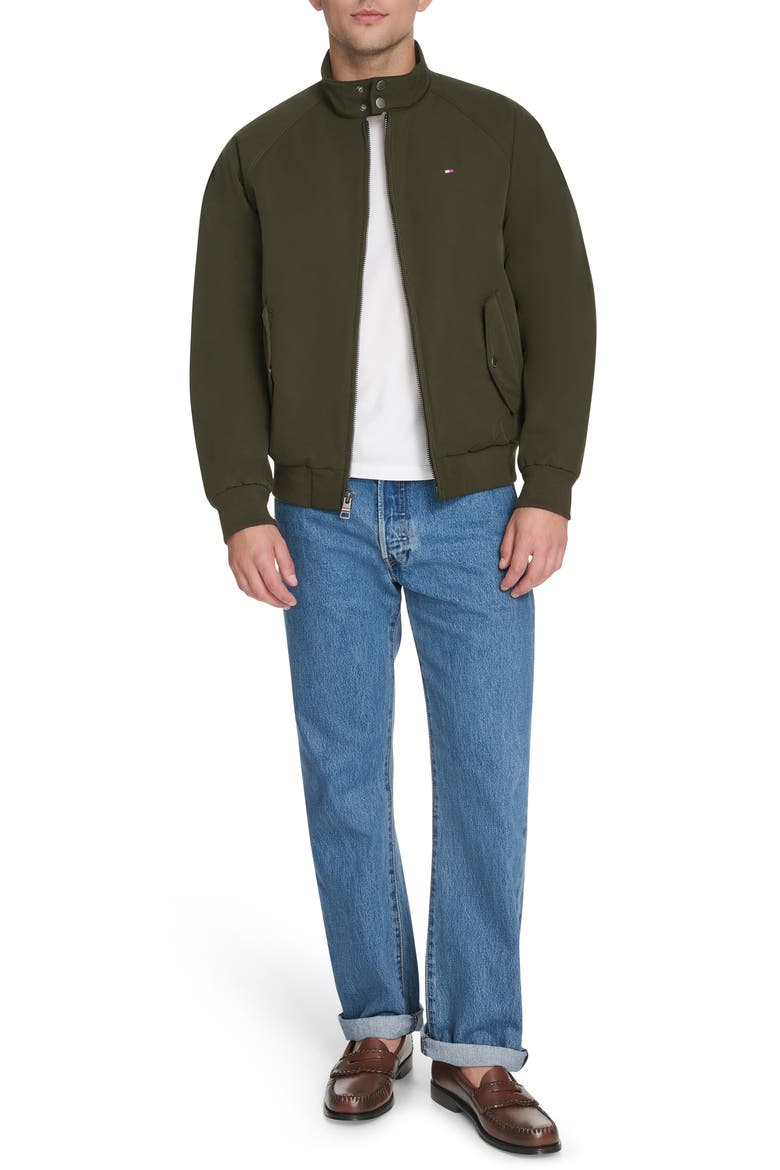 Highland Bomber Jacket, Alternate, color, OLIVE
