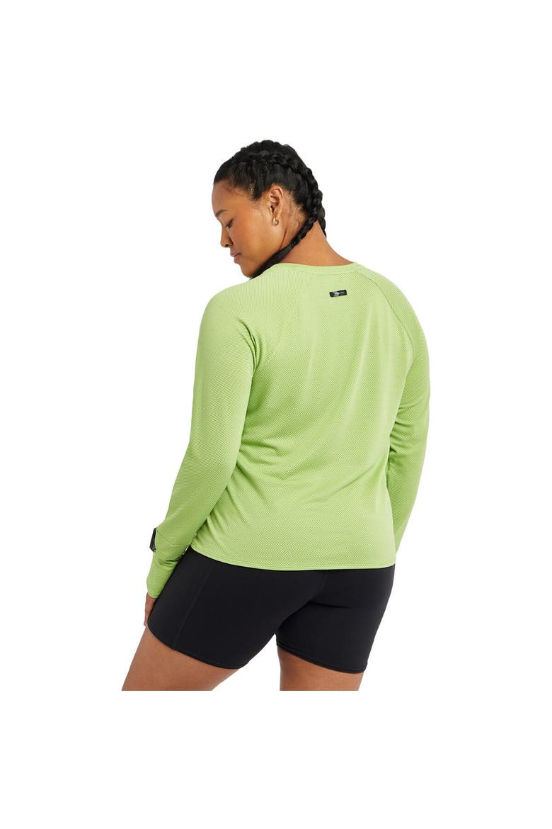 Flyout Long-Sleeve Shirt - Women's, Alternate, color, Limelight