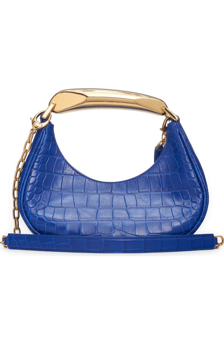TOM FORD Mini Bianca Croc Embossed Leather Hobo, Alternate, color,
