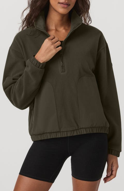Water Resistant Half Zip Pullover