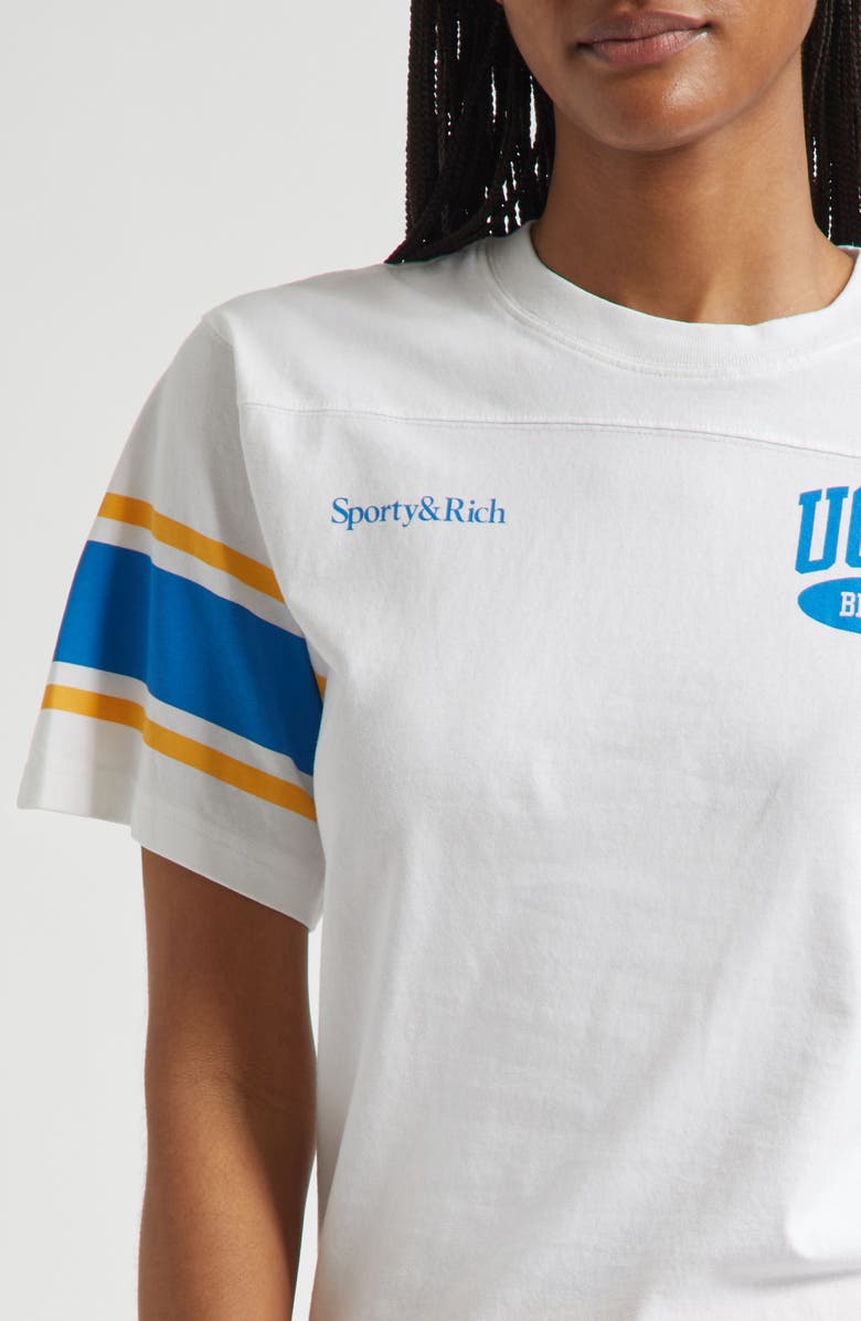 Sporty & Rich Westwood Rugby Logo Graphic T-Shirt, Alternate, color, White