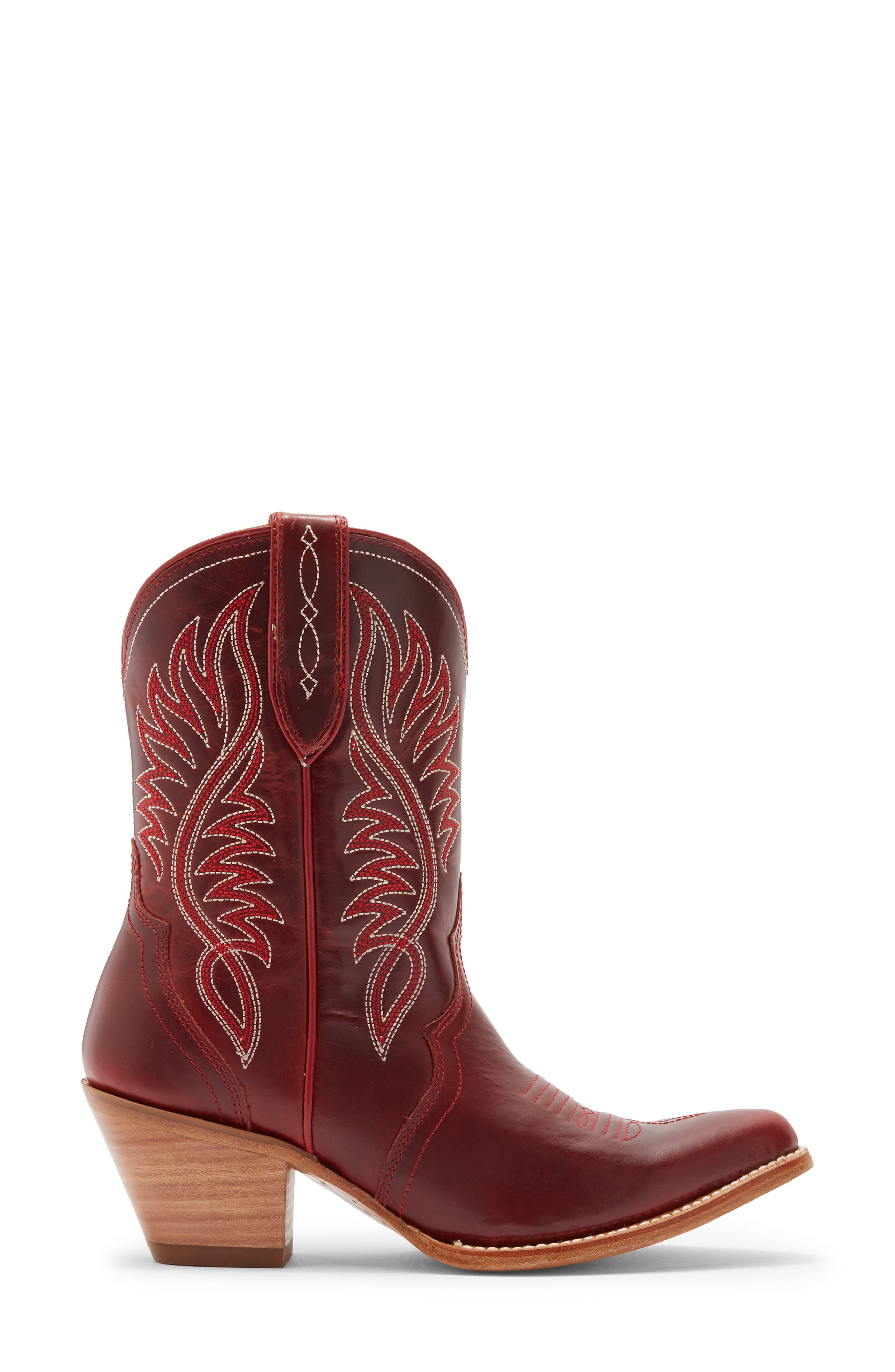 Julietta J Toe Western Boot, Alternate, color, RED ALERT