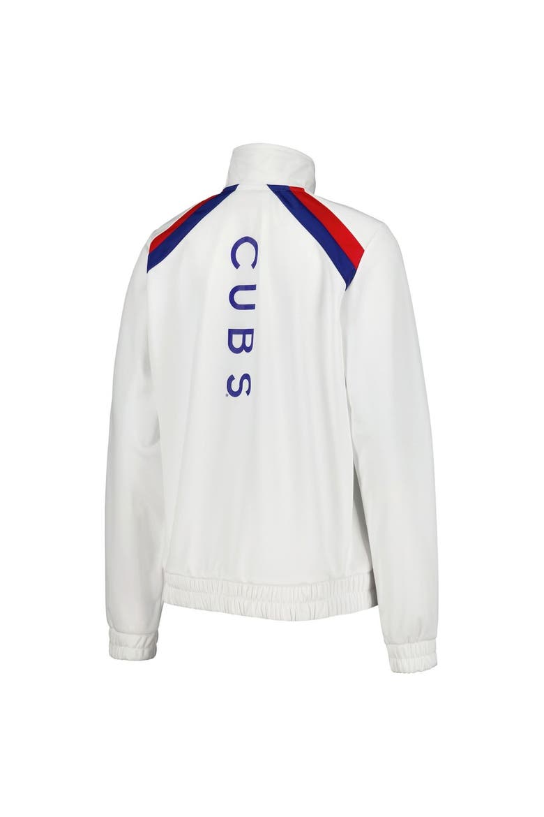 Women's G-III 4Her by Carl Banks White Chicago Cubs Red Flag Full-Zip Track Jacket, Alternate, color, White