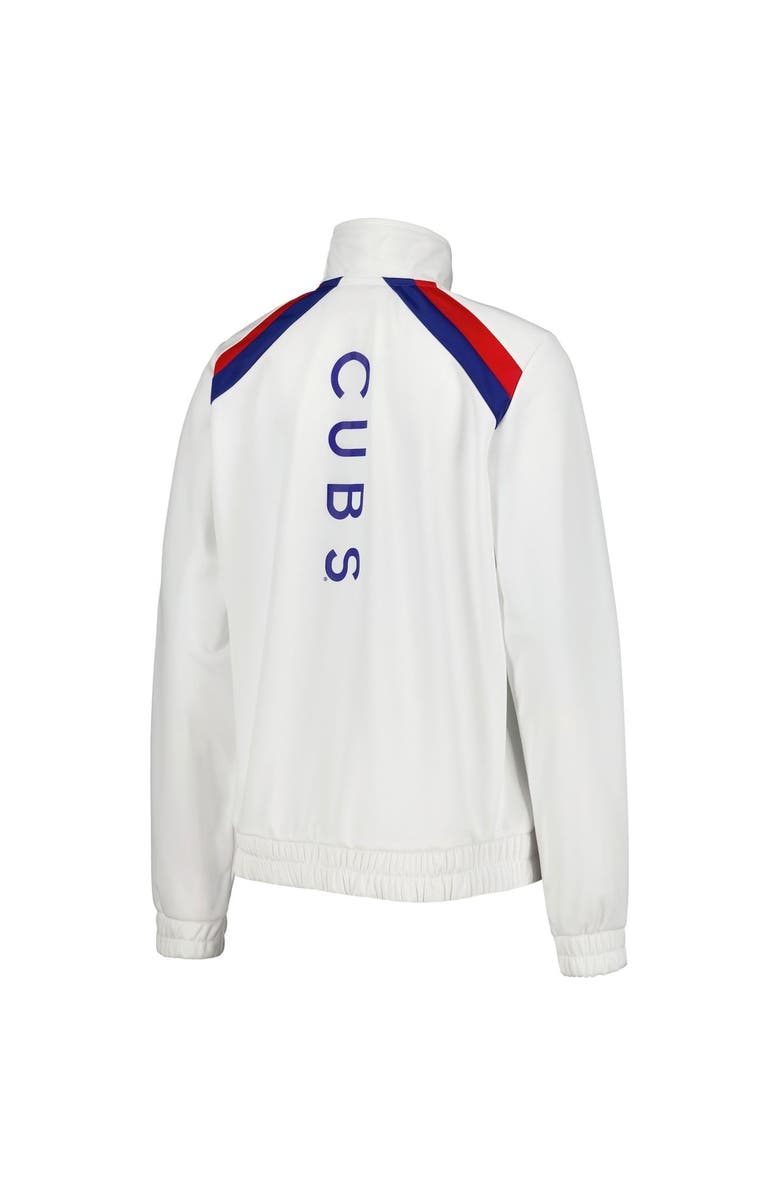 G-III 4HER BY CARL BANKS Women's G-III 4Her by Carl Banks White Chicago Cubs Red Flag Full-Zip Track Jacket, Alternate, color, White