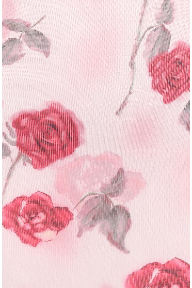 Brissa Floral Print Sleeveless Dress, Alternate, color, PINK FLORAL