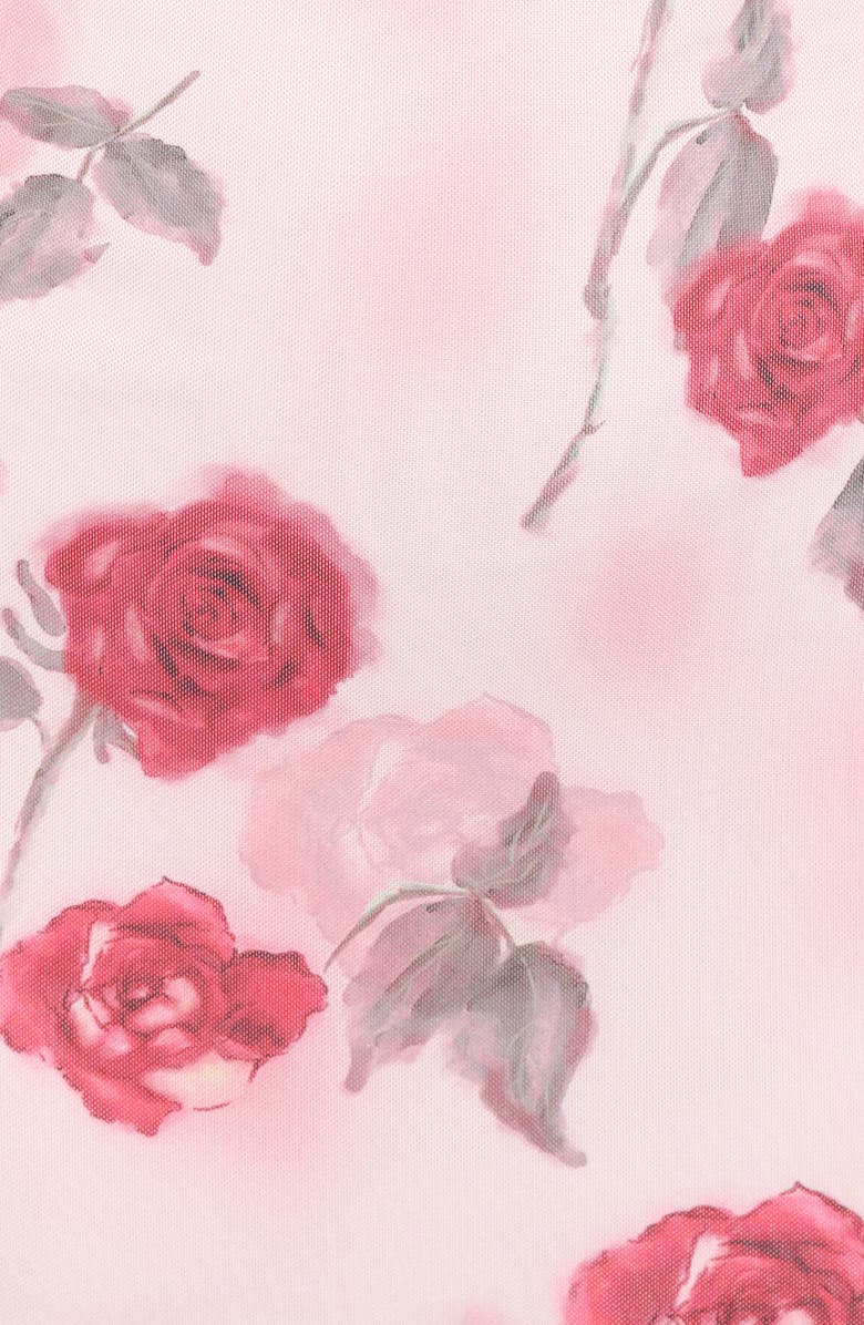 Petal & Pup Brissa Floral Print Sleeveless Dress, Alternate, color, Pink Floral