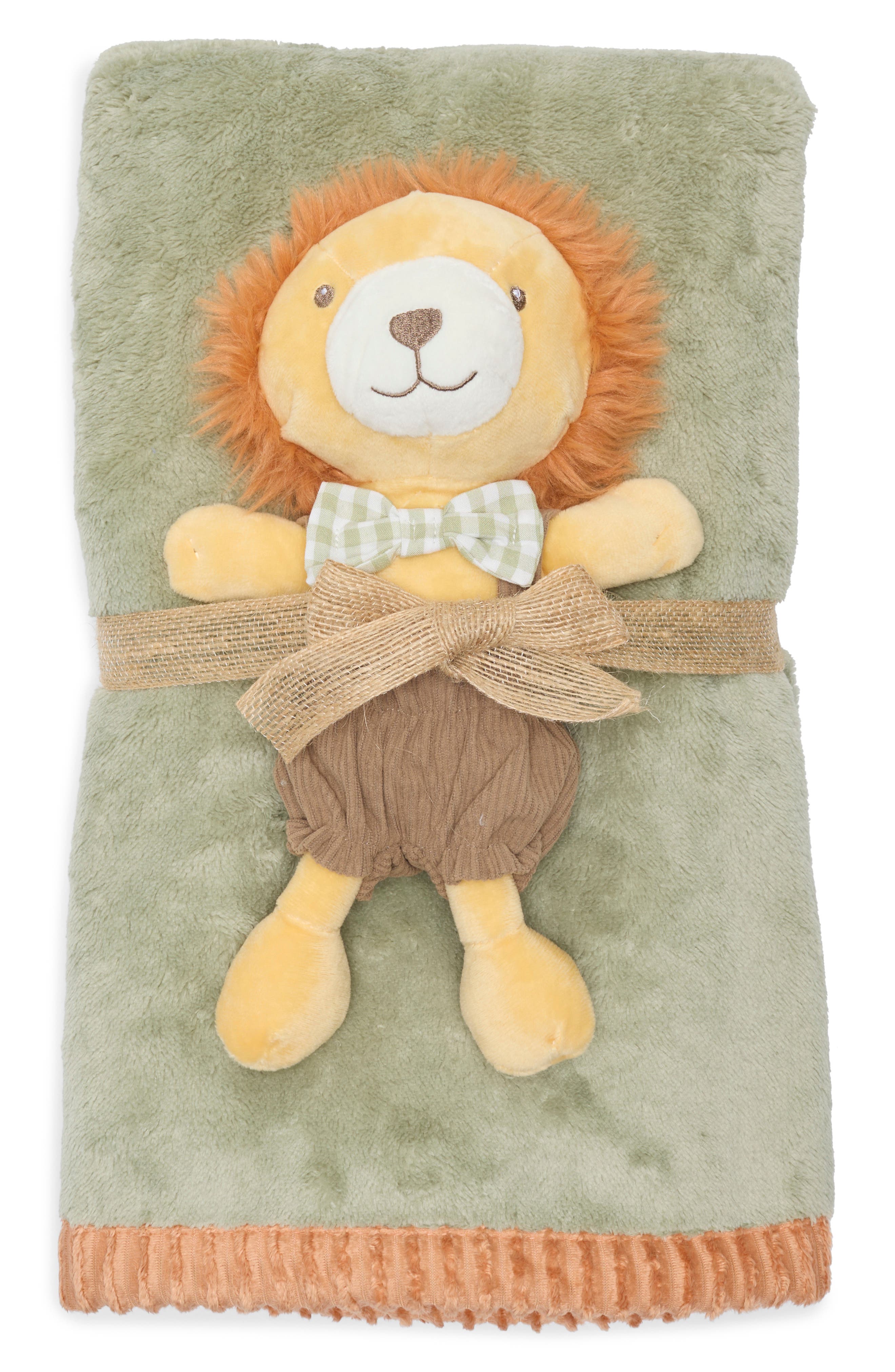 Chick pea Stuffed Animal & Velour Blanket Set