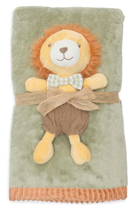 Stuffed Animal & Velour Blanket Set