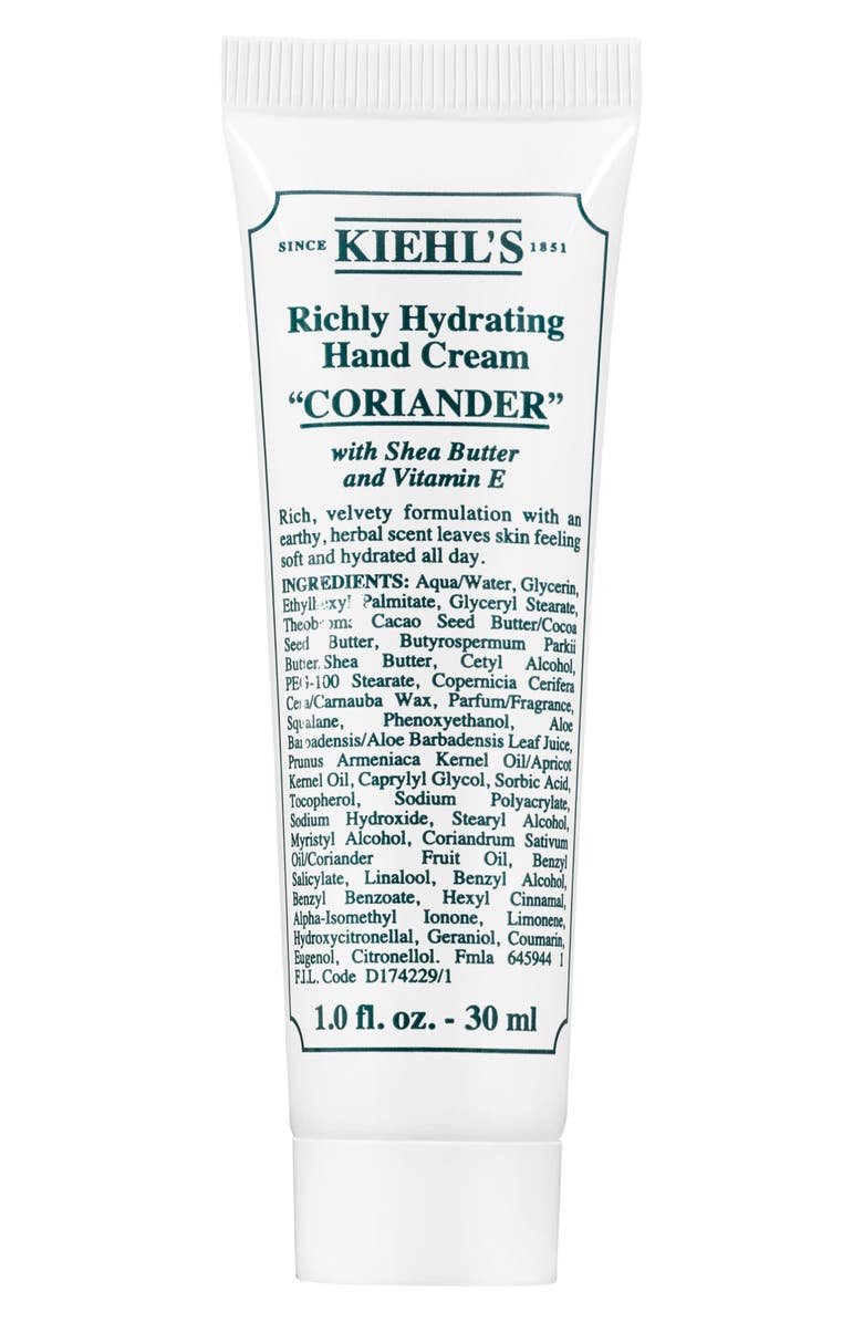 Kiehl's Since 1851 Coriander Righly Hydrating Scented Cream, Alternate, color, 
