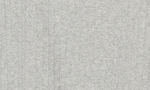 Abound Long Sleeve Square Neck Pointelle Top In Gray