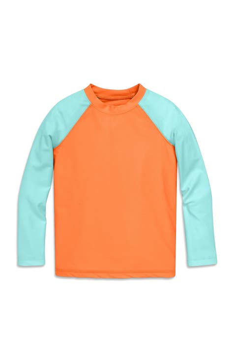 Kids Long Sleeve Baseball Rash Guard (Toddler, Little Kid, & Big Kid)