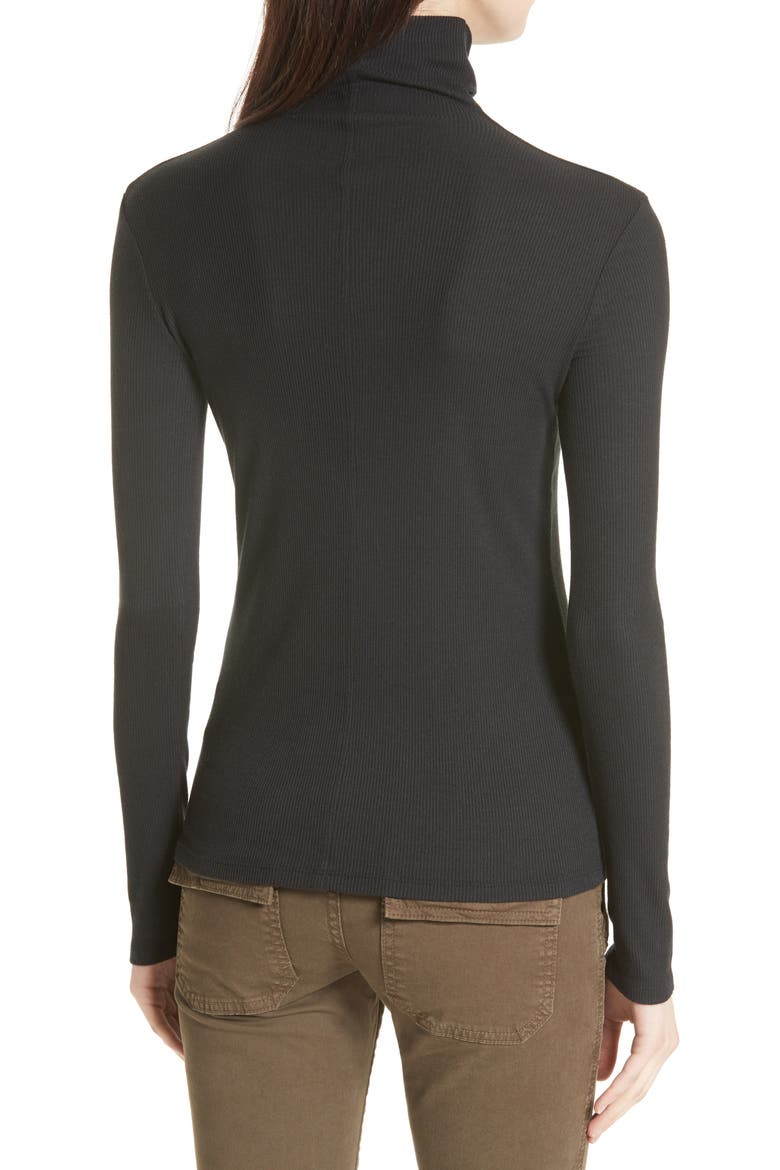 Turtleneck, Alternate, color, BLACK