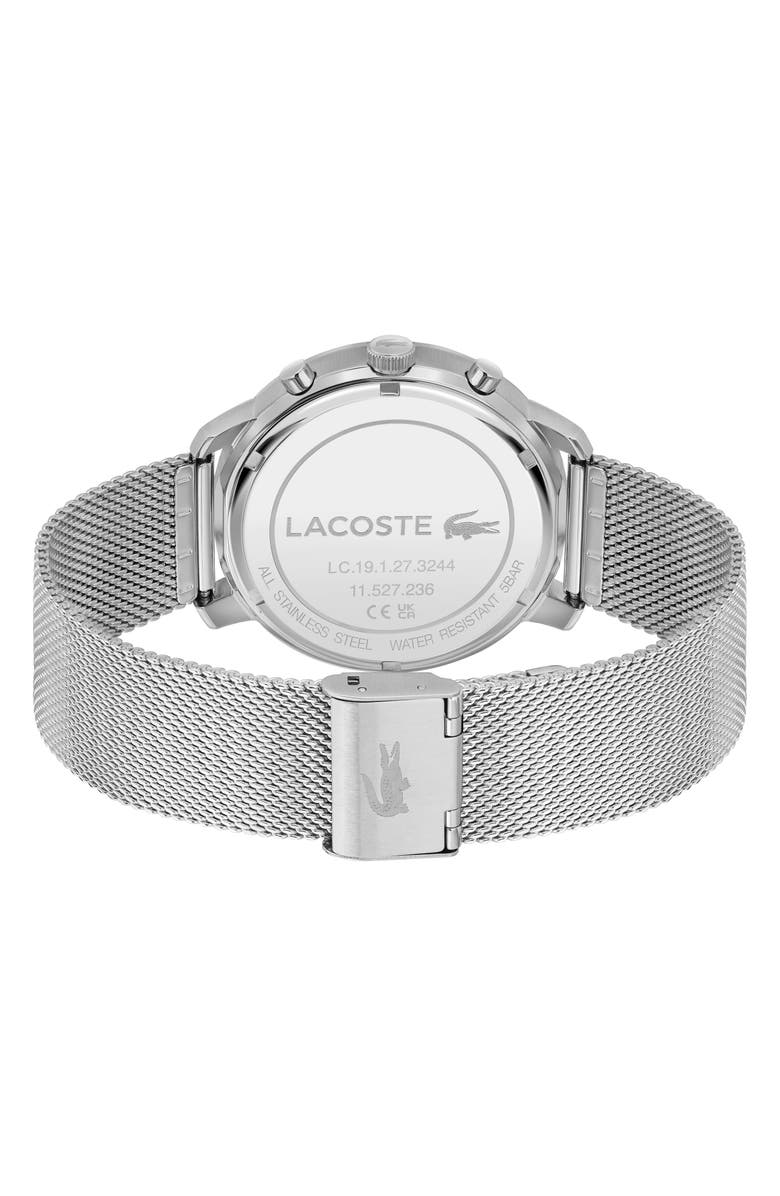 Lacoste Replay Chronograph Mesh Strap Watch, 44mm, Alternate, color, 