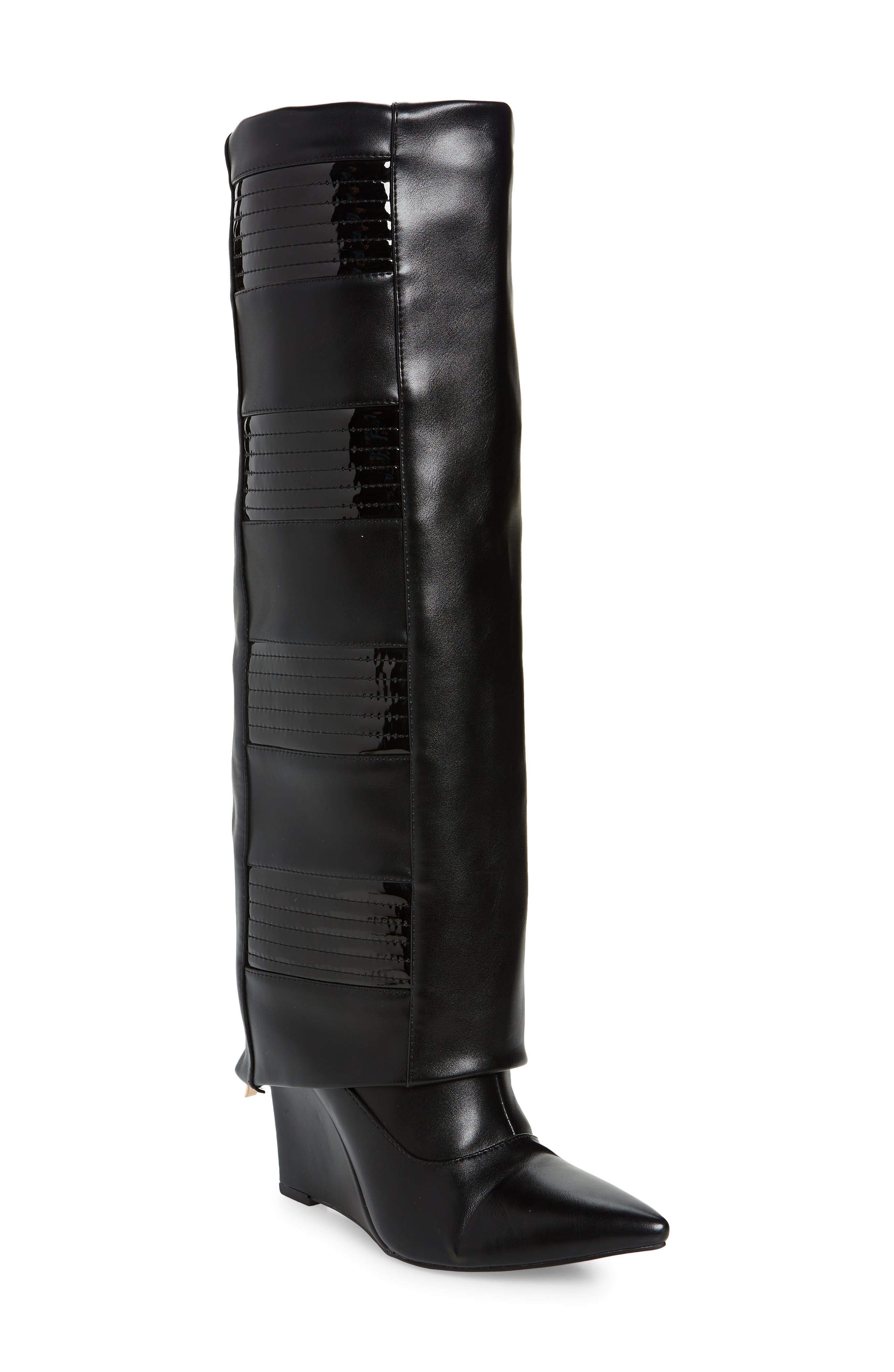 AZALEA WANG Victoria Knee High Boot, Main, color, 