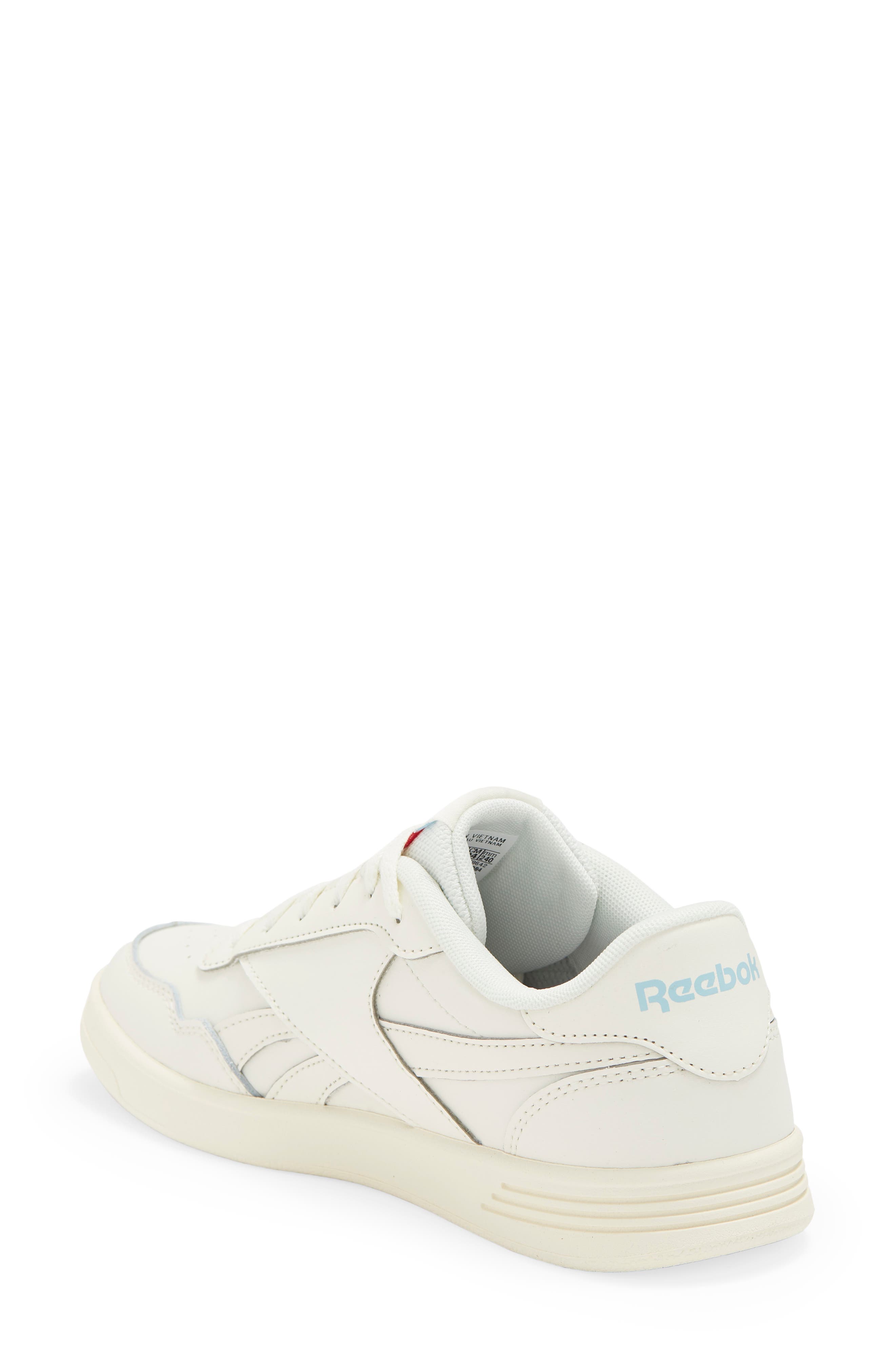 Reebok Court Advance Sneaker, Alternate, color, Chalk/Blup