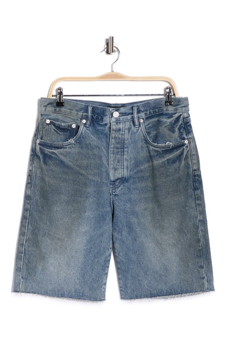 Ferrous Steel Denim Shorts, Alternate, color, MID INDIGO