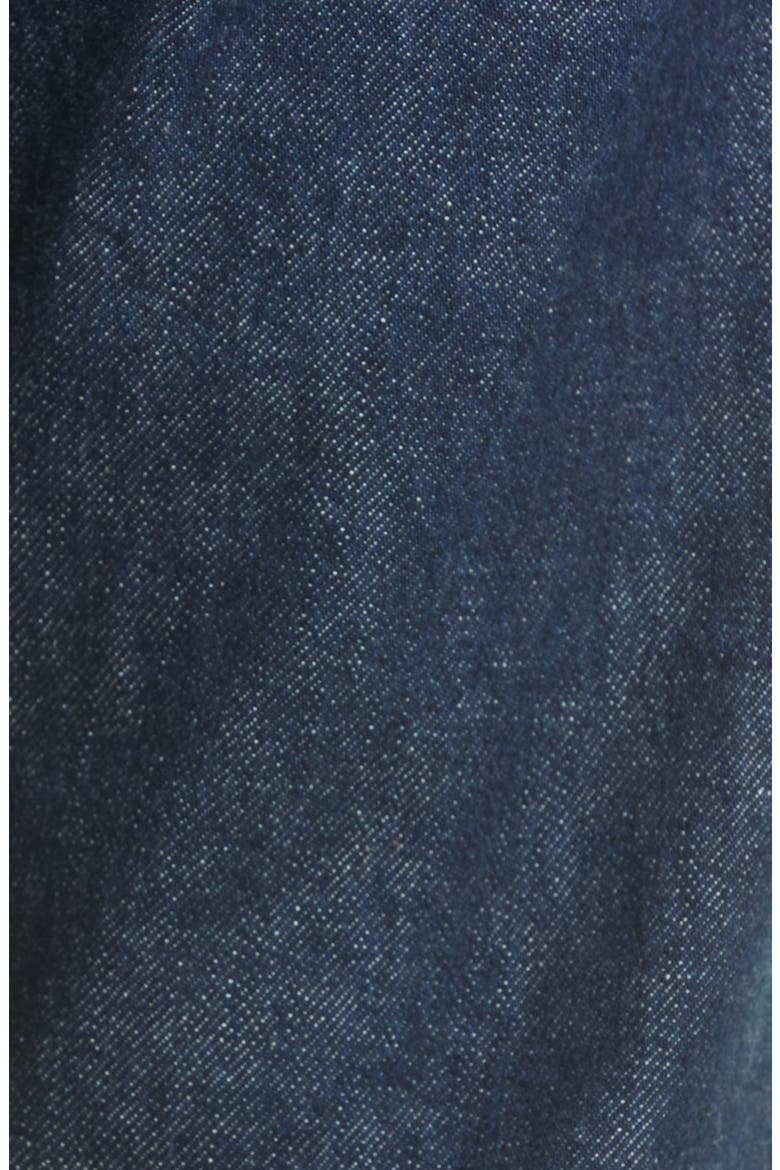 Tailored Drop Crotch Cuffed Straight Leg Jeans, Alternate, color, INDIGO RINSE
