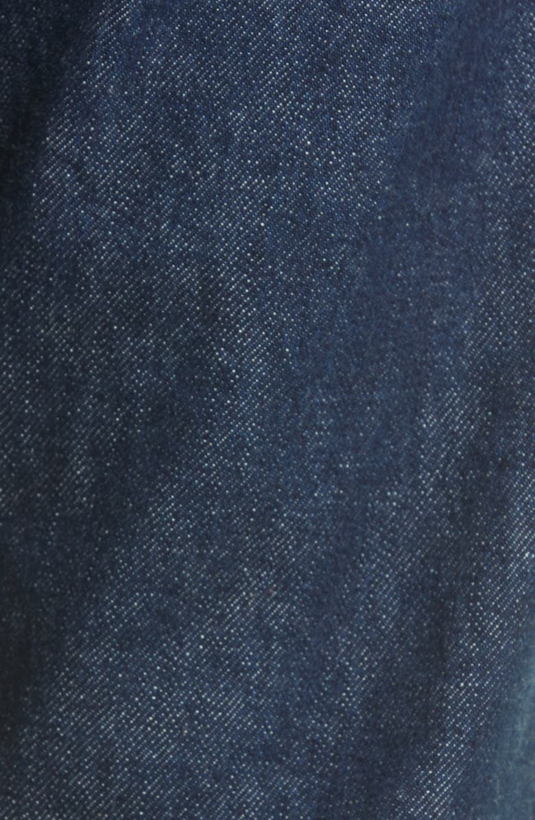 R13 Tailored Drop Crotch Cuffed Straight Leg Jeans, Alternate, color,