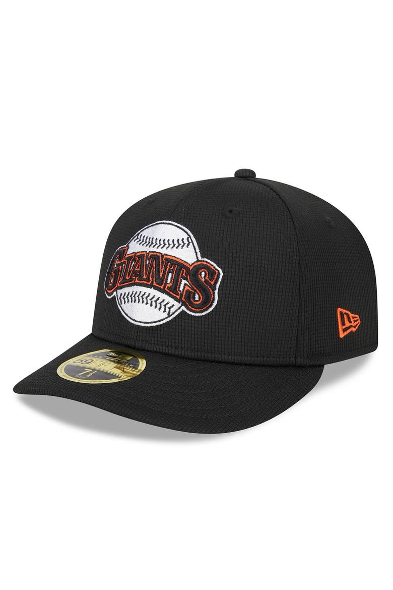 Men's New Era  Black San Francisco Giants 2024 Batting Practice Low Profile 59FIFTY Fitted Hat, Alternate, color, Black