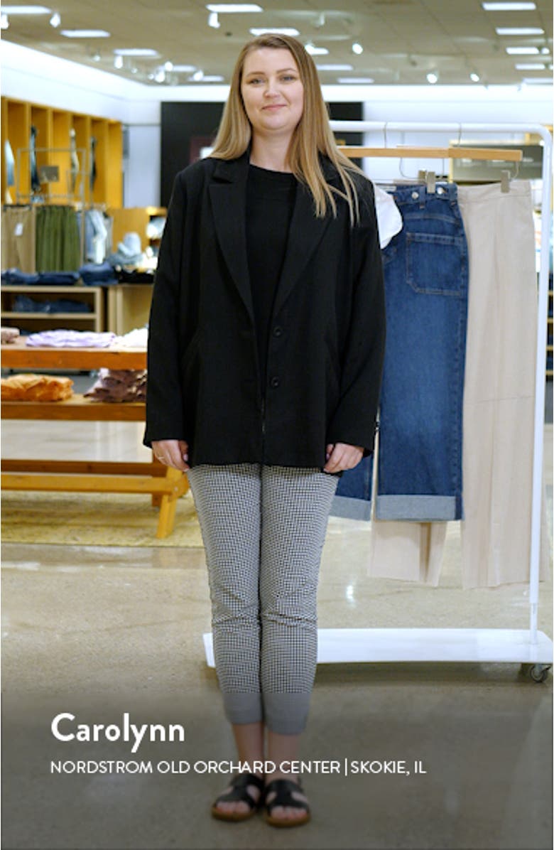 Herringbone Oversize Blazer, sales video thumbnail