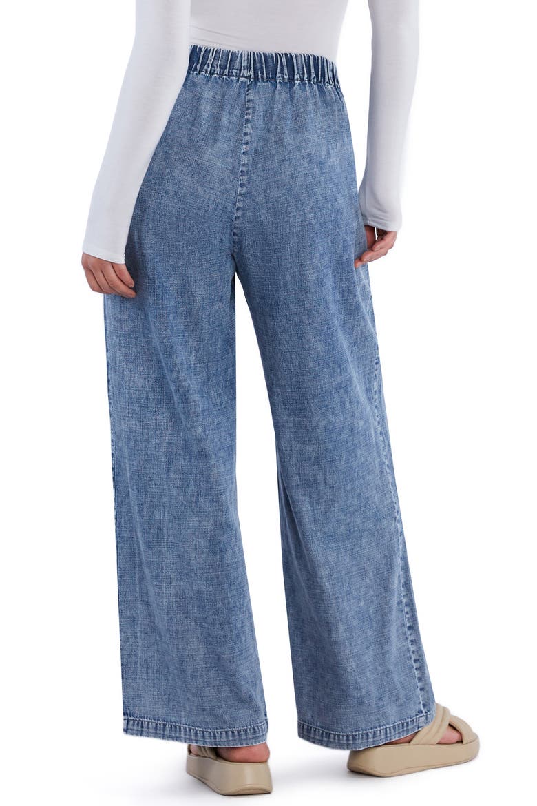 Pleated Wide Leg Pants, Alternate, color, LAKE MEED