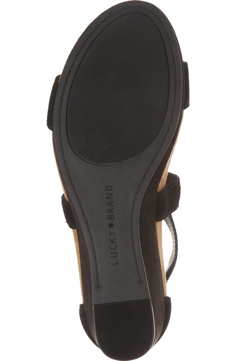 Lucky Brand Kenadee Wedge Sandal, Alternate, color,