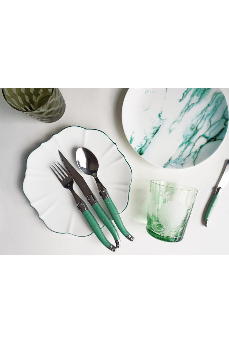 Amelie Bread & Butter Plate, Alternate, color, Forest Green