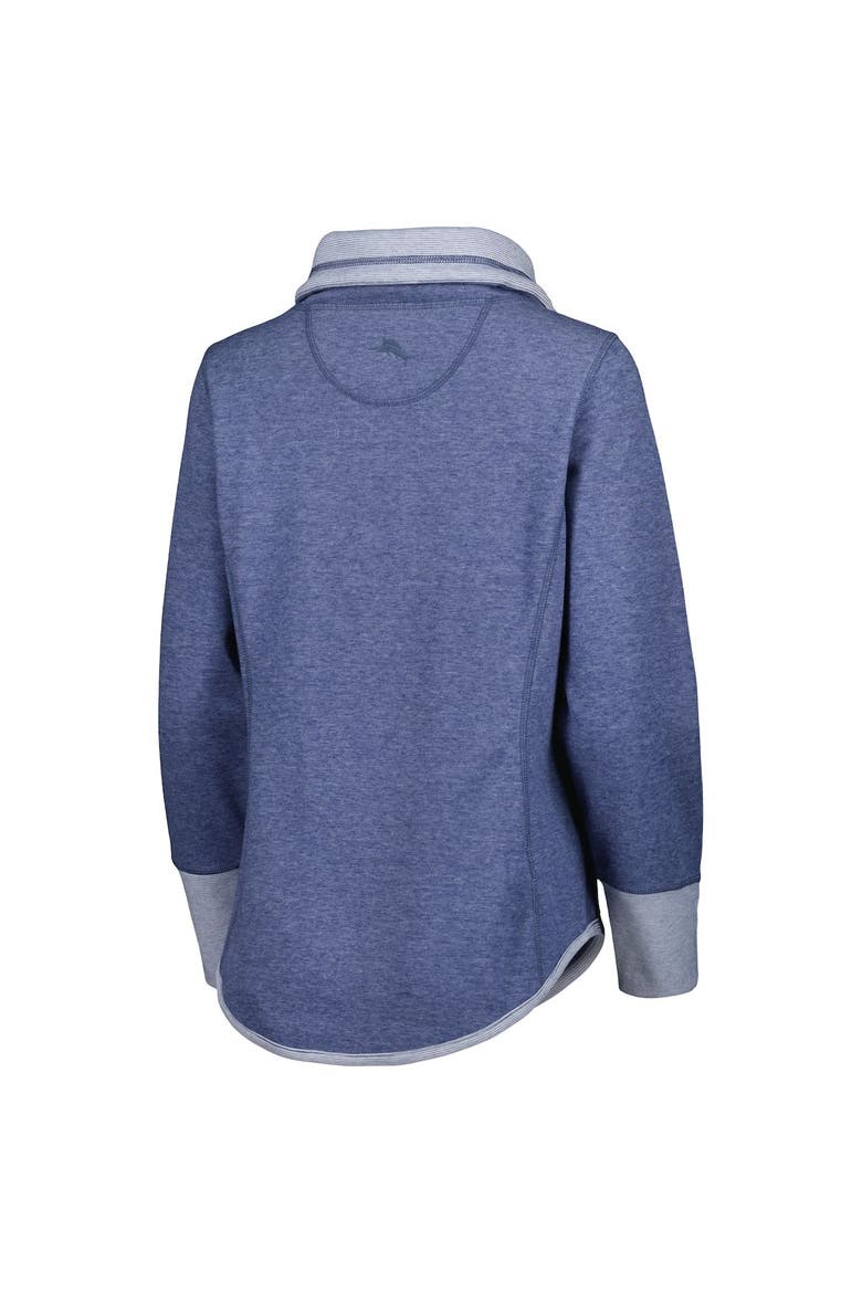 Women's Tommy Bahama Heathered Royal Indianapolis Colts Sport Sun Fade Full-Zip Sweatshirt, Alternate, color, Heather Royal