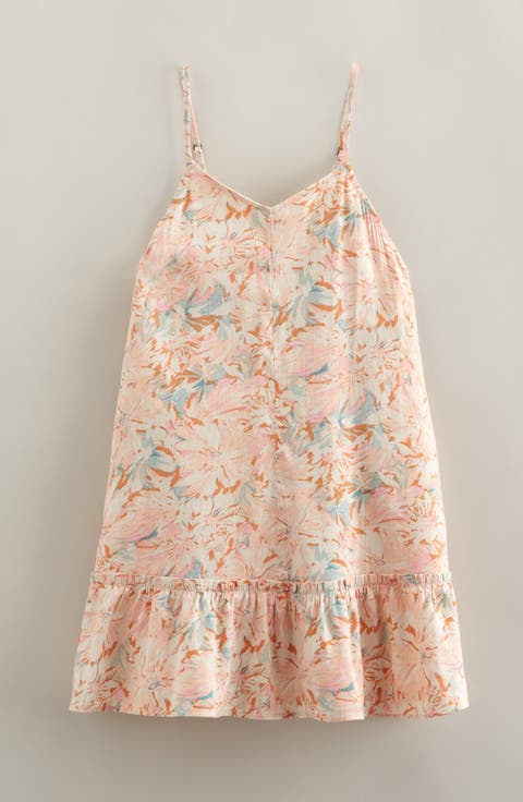 Kids' Floral Print Swing Dress (Big Kid)