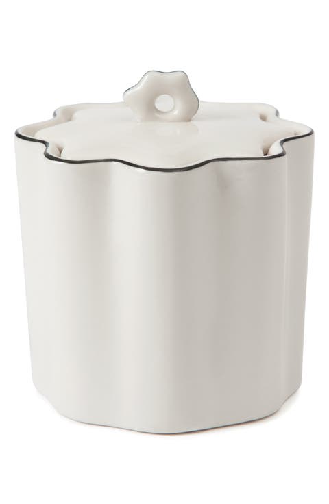 Le Marais Porcelain Cotton Ball Jar