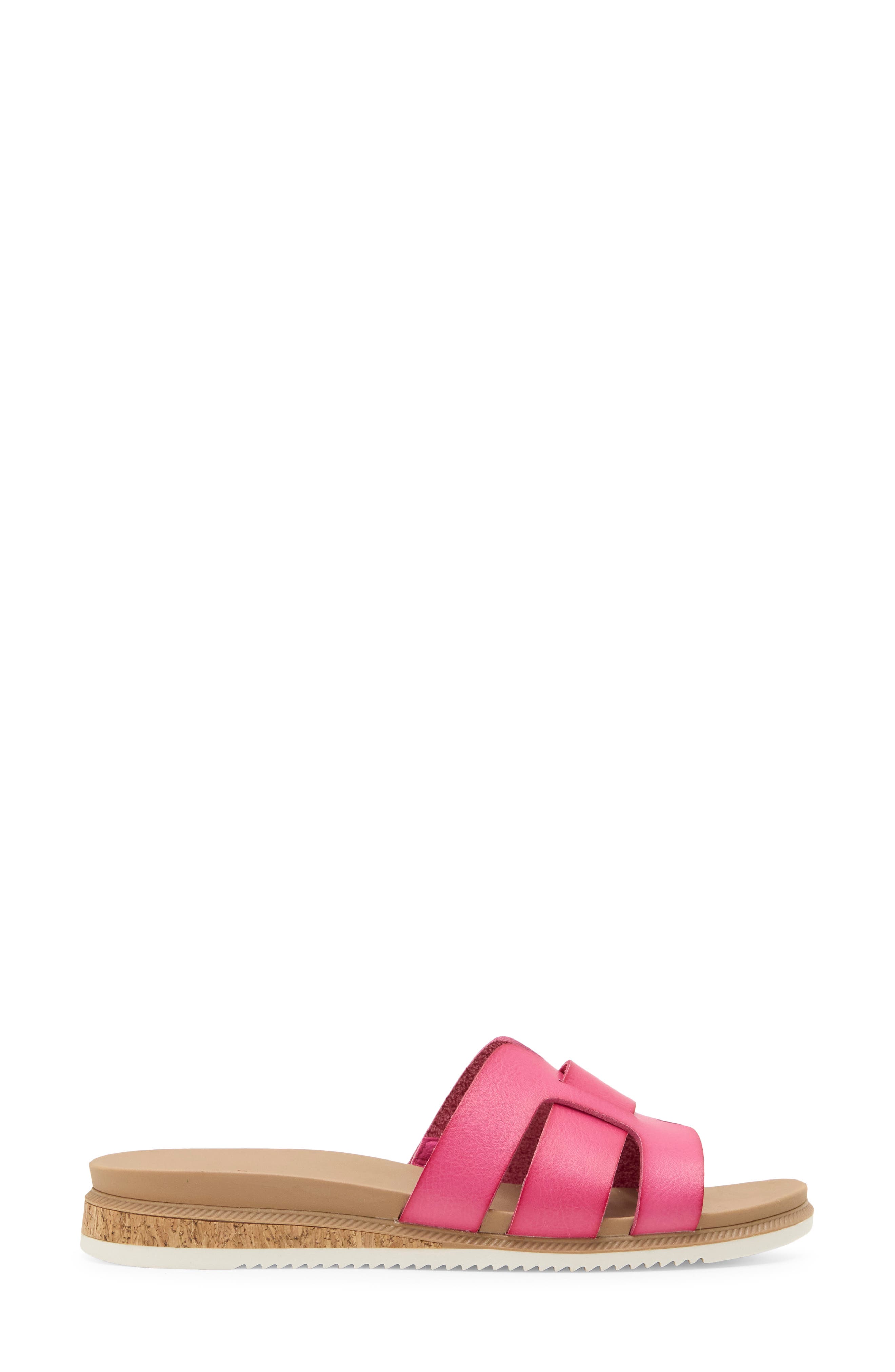 BOBS Desert Kiss Low Peak Lo Slide Sandal, Alternate, color, FUCHSIA