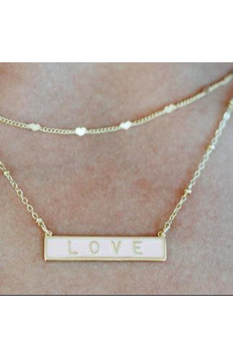 Ivy & Pearl Co. Dainty Heart Layering Chain, Alternate, color, Gold