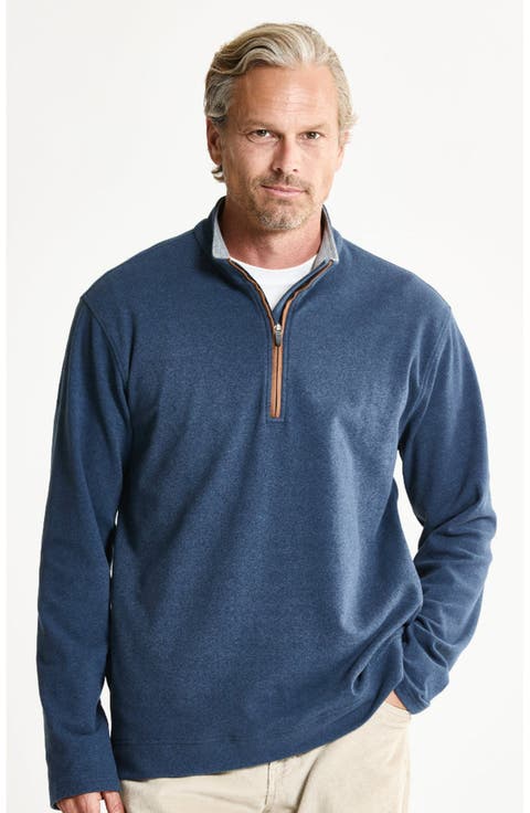 Ultra Soft Heather Pullover Quarter Zip