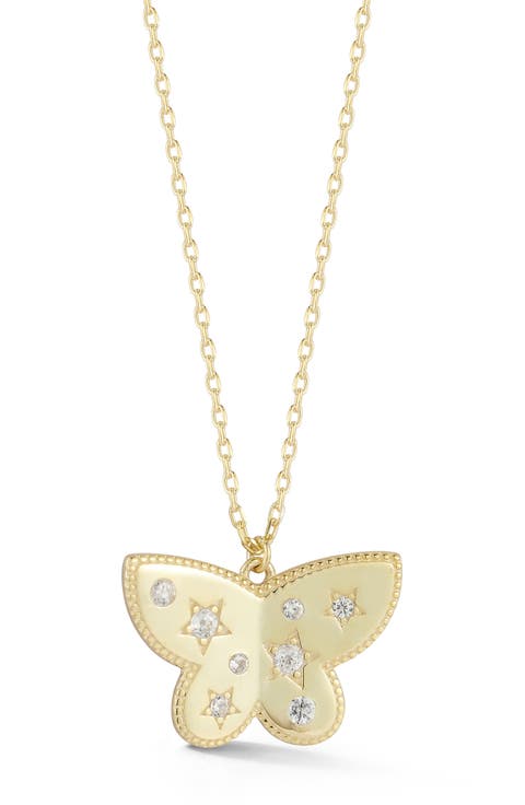 Butterfly Pendant Necklace