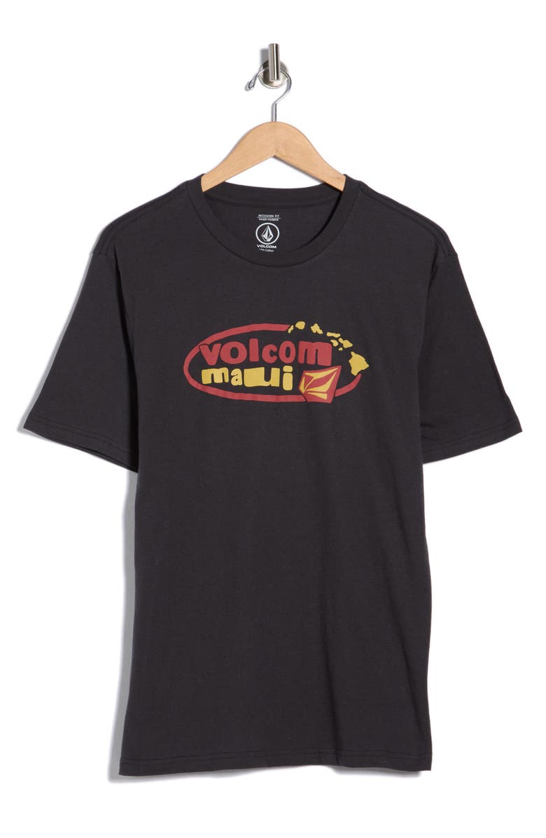 Volcom Radiostar Maui Graphic T-Shirt, Alternate, color, Washed Black Heather