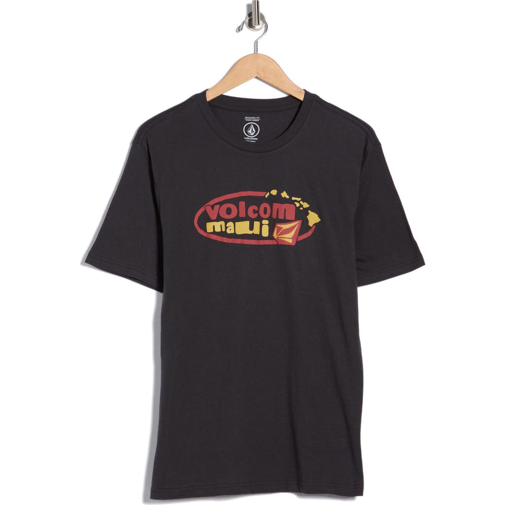 Volcom Radiostar Maui Graphic T-shirt In Black