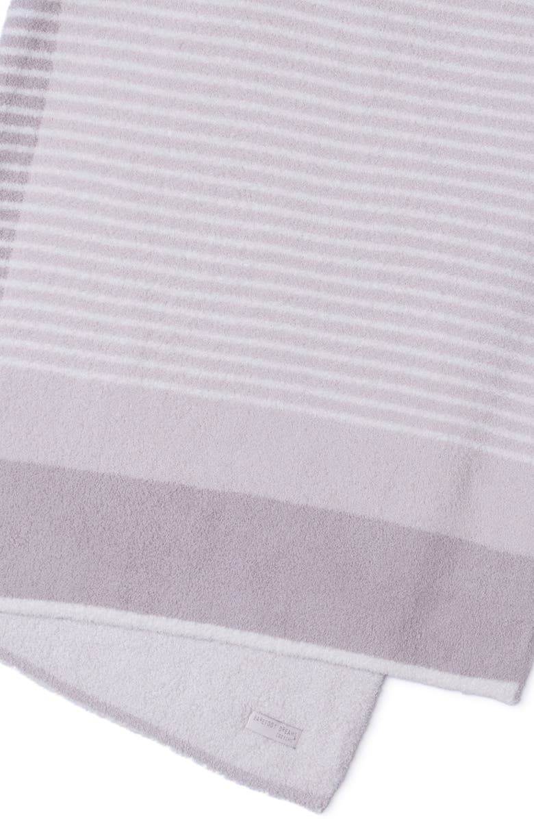 Barefoot Dreams<sup>®</sup> CozyChic<sup>®</sup> Center Stripe Throw Blanket, Alternate, color, Sandstone Multi