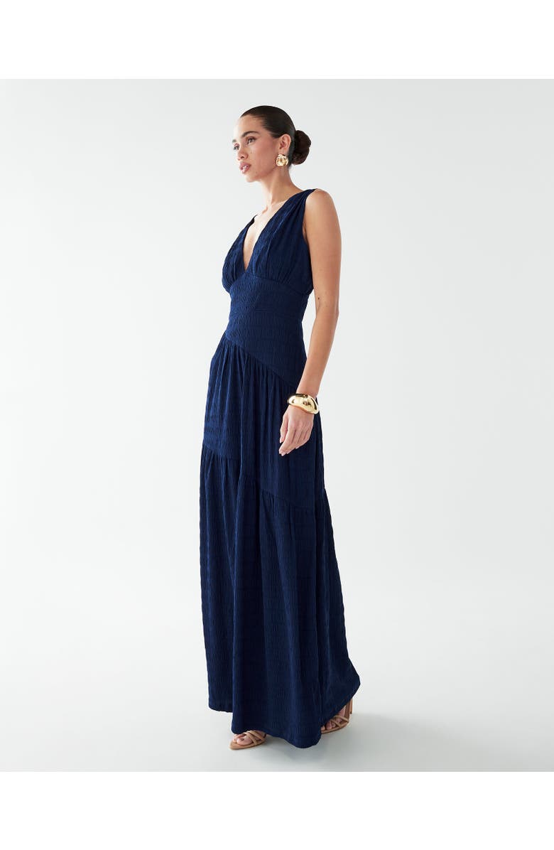 BWLDR Laney Maxi Dress, Alternate, color, Navy Blue