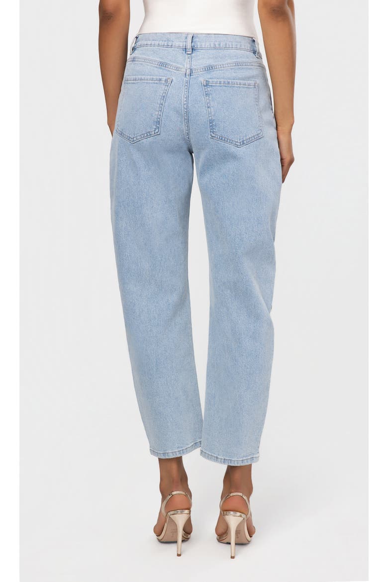 Quincey Grommet Barrel Jeans, Alternate, color, Light Blue