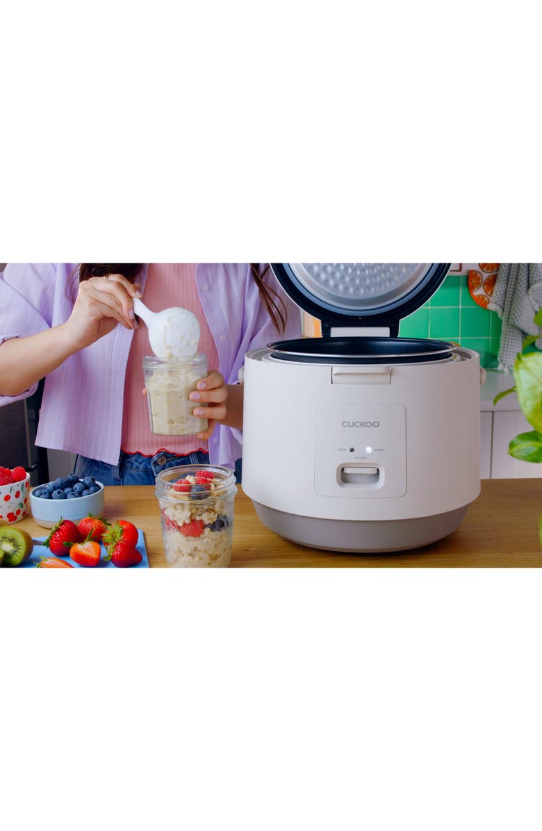 Cuckoo Micom 6-Cup Rice Cooker, Alternate, color, White