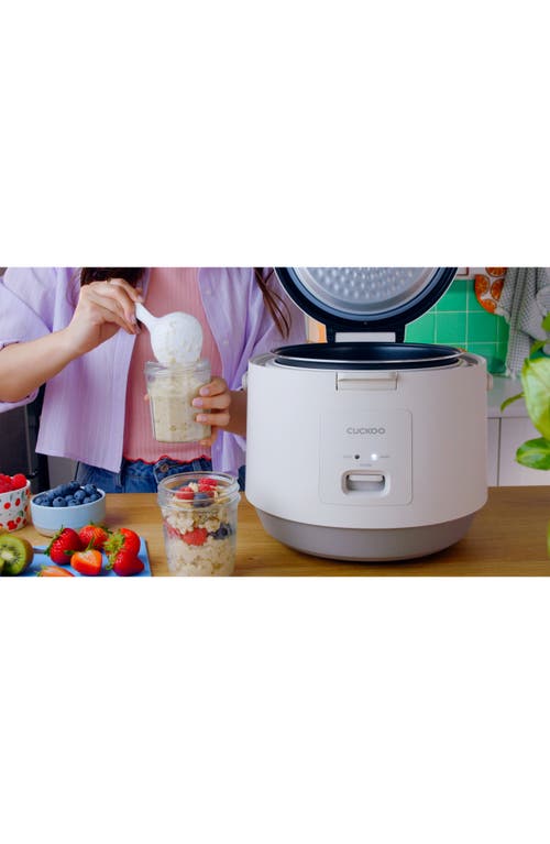 Cuckoo Micom 6-cup Rice Cooker In White